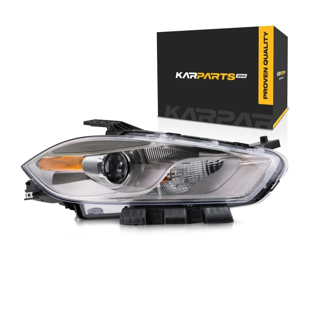 Passenger Side HID Headlight for Dodge Dart (2013–2016) CH2519144, CLX-M0-USA-REPD100157-CL360A70