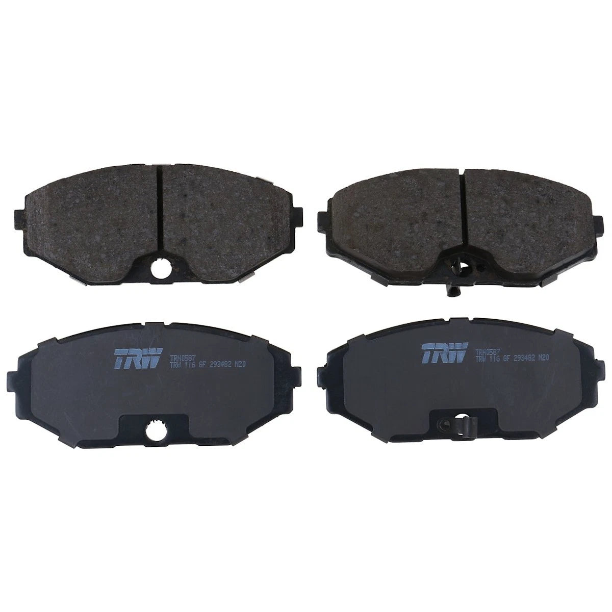 2X TRH0587 Brake Pad Set Front for INFINITI J30 (1993–1997)