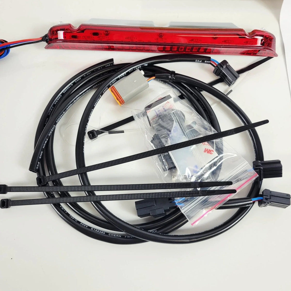 Air Wing Rack LED Light Red Lens for Harley Davidson Touring (1997–2013)