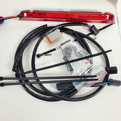 Air Wing Rack LED Light Red Lens for Harley Davidson Touring (1997–2013)