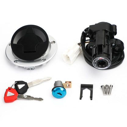 Ignition Switch Fuel Gas Cap Lock Set Key for Kawasaki ZX10R Ninja (2011–2019)
