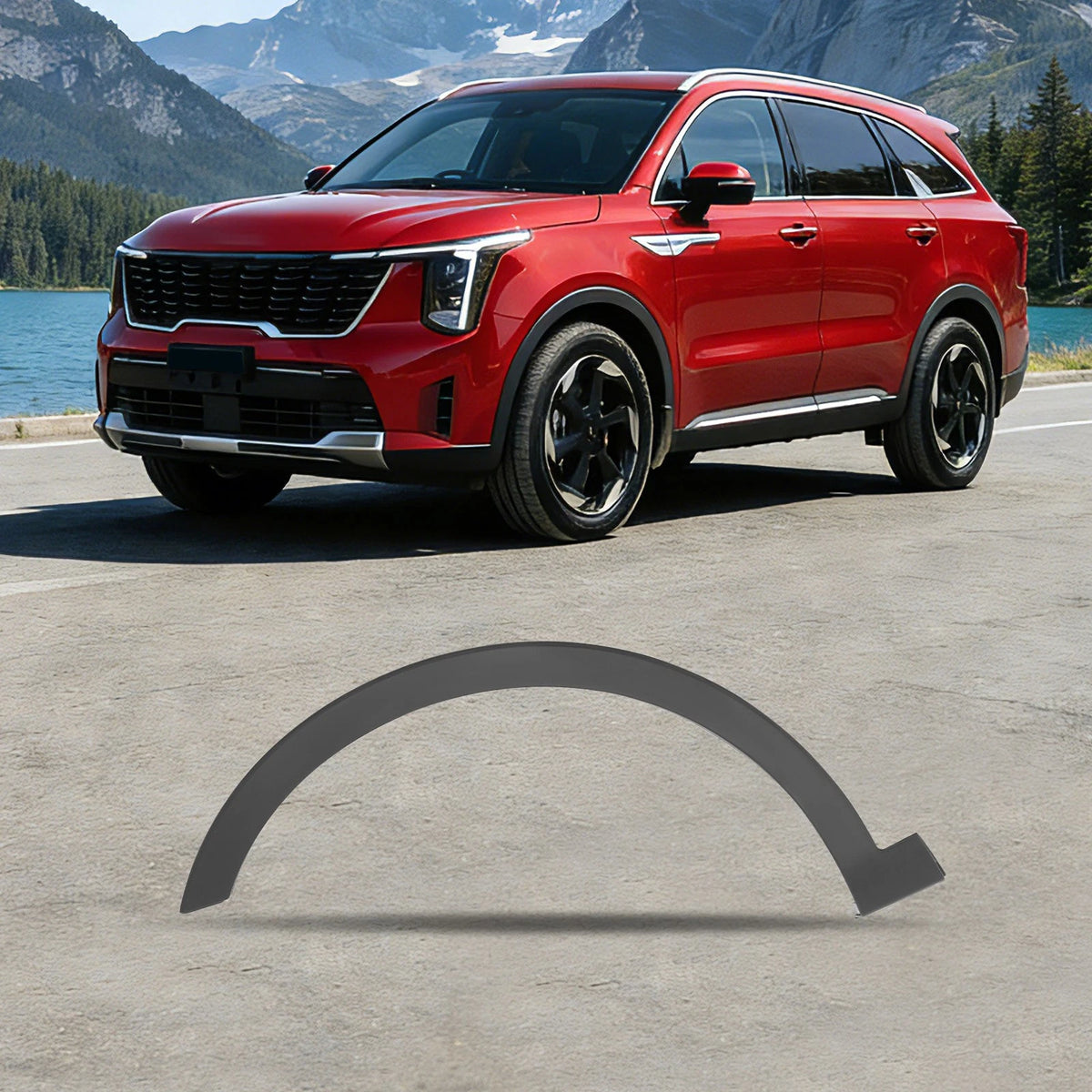 Wheel Arch Trim for Kia Sorento (2024–2025) Front Left Side - Black