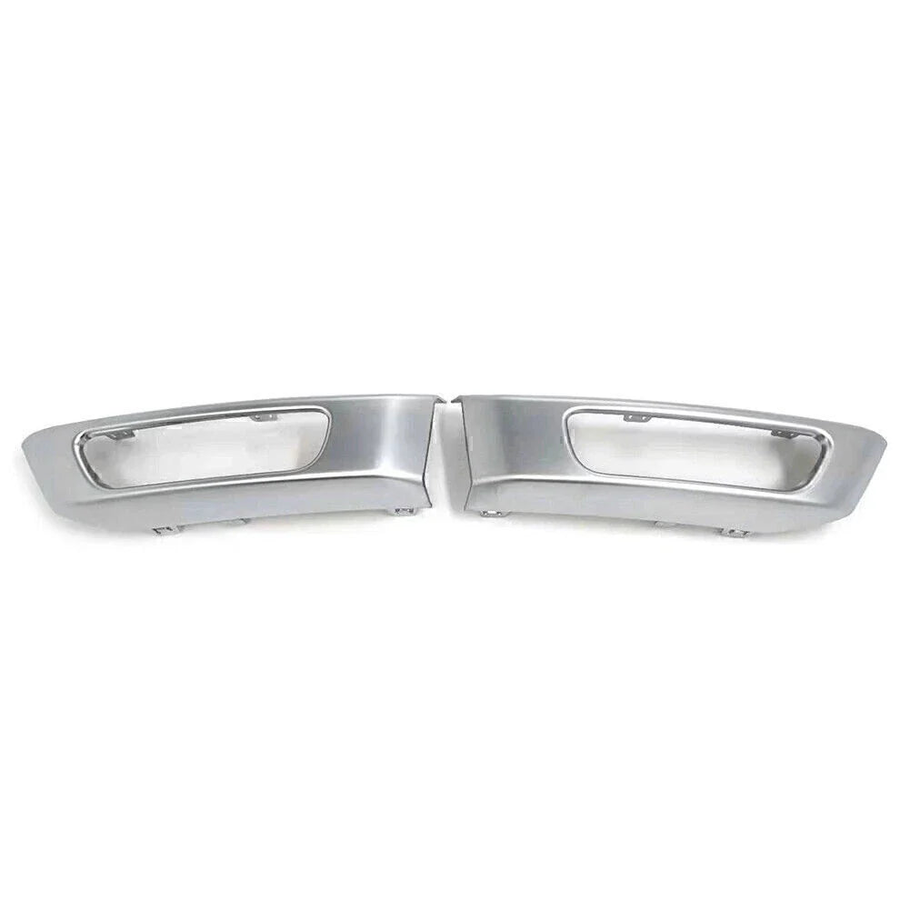 2X ABS Front Bumper Fog Light Lamp Cover for Range Rover Sport (2014–2017) Silver