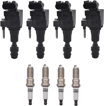 Ignition Coil and Spark Plug for Chevy Equinox Buick Regal Saturn GMC 2.4L (2005–2010)