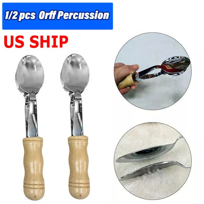 Metal Steel Musical Spoons for Irish Folk Percussion (1/2)
