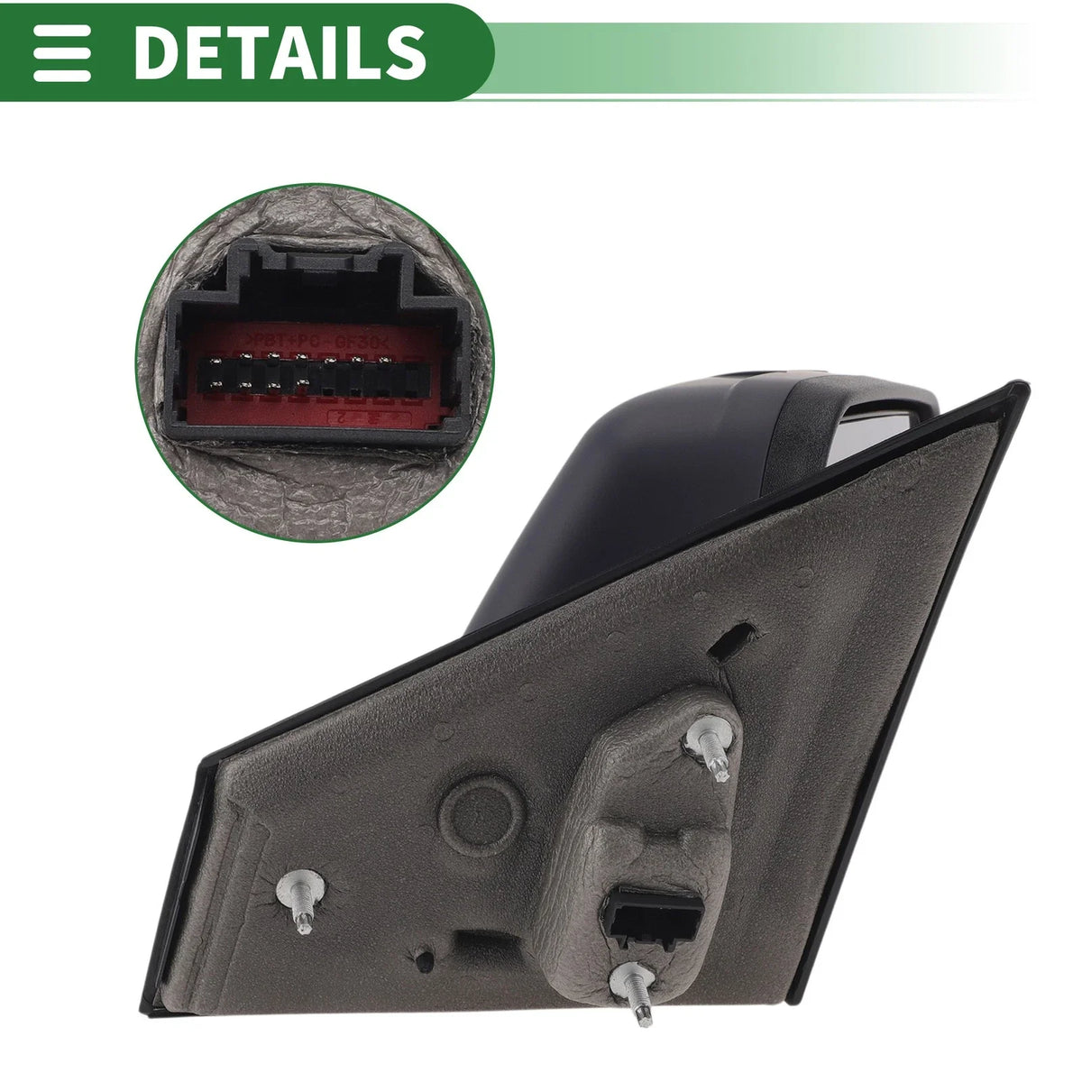 11 Pins Right Driver Side Door Mirror for Ford Edge (2007–2011) Power