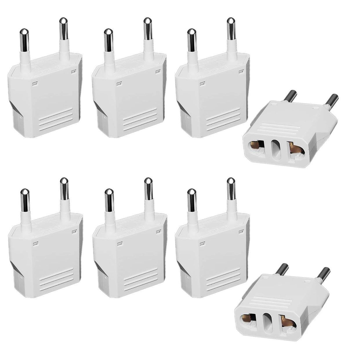 US to Europe Plug Adapter for Travel (Type C)