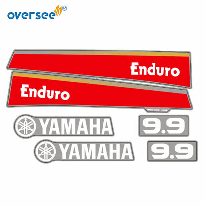Sticker Kit for Yamaha 9.9HP 2 Stroke Outboard (1990–2023)