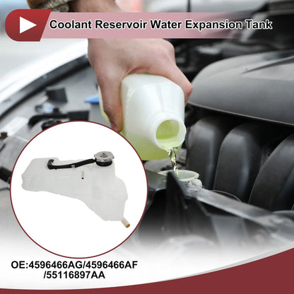 Coolant Expansion Overflow Tank with Cap No. 4596466AG for Dodge Charger 