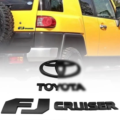 Matte Black Emblem for FJ Cruiser (2007–2015) Tailgate Badge