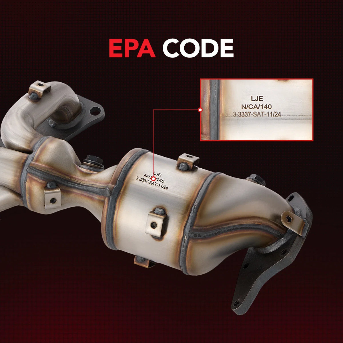 Exhaust Manifold with Catalytic Converter for Nissan Rogue (2008–2013)