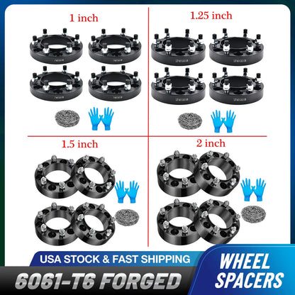 Set of 4 Hubcentric Wheel Spacers for Toyota 4Runner FJ Tacoma (2000–2023)