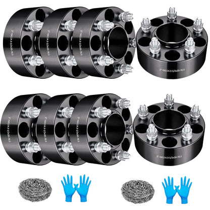 5x4.5 Hubcentric Wheel Spacers 2" for Ford Mustang Ranger Explorer (2005–2019)