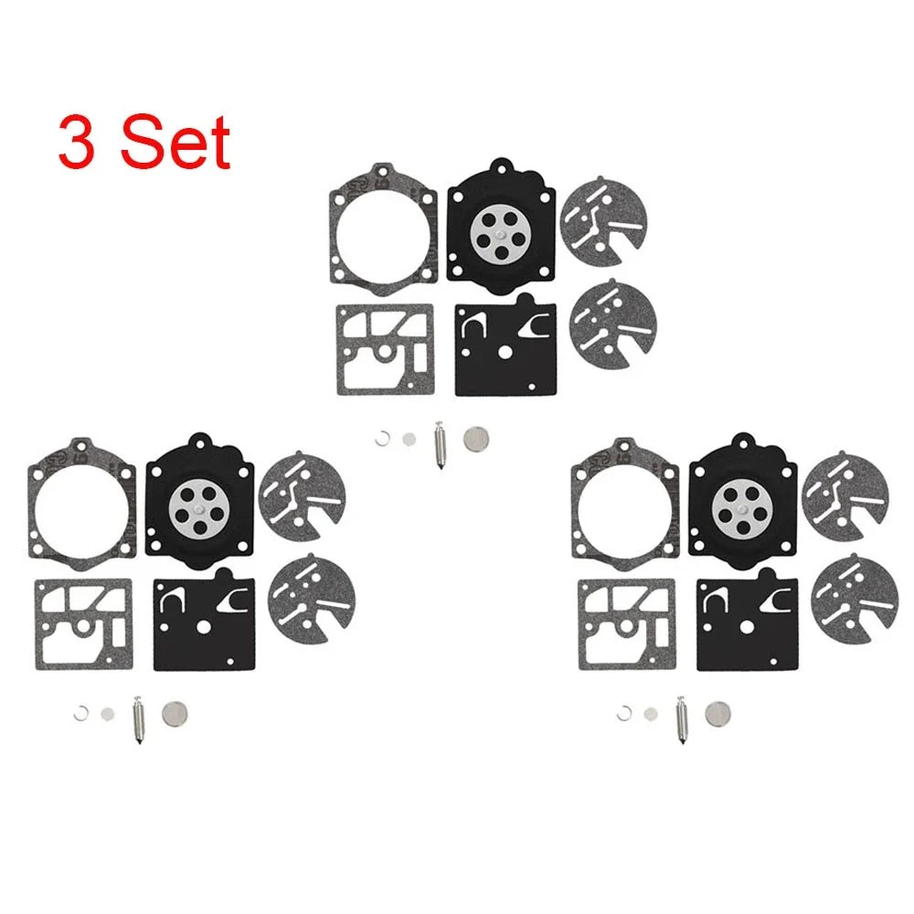 Set of 3 Carburetor Gasket Kit for Walbro K10-HDC HDC-17 HDC-17A HDC-17B