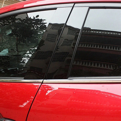 Set of 6 Black Pillar Posts for Toyota Corolla (2014–2018) EPY