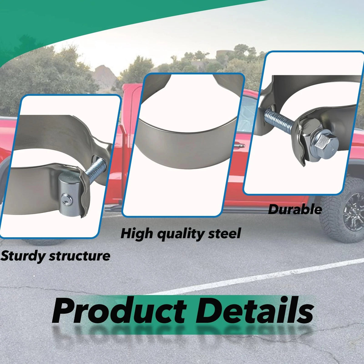 Exhaust Clamp for GMC Sierra Yukon XL Chevrolet Avalanche (2008–2024)