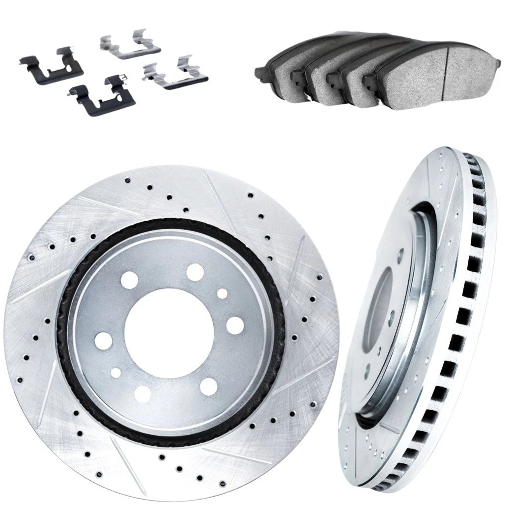 Brake Rotor Set Front for GMC Yukon (2007–2020) ALX-PAU-DF-7412-48036-CLA7