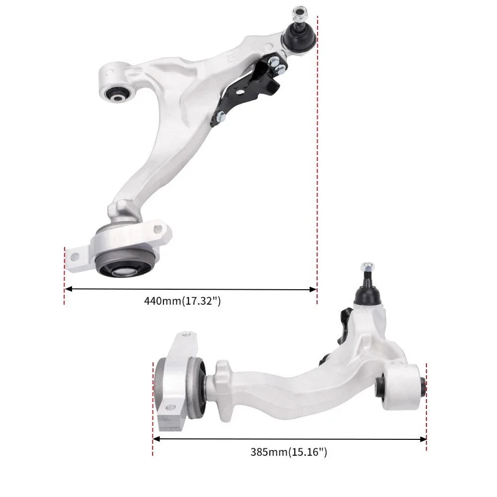 Set of 2 Front Lower Control Arms w/ Ball Joints for Infiniti G25 G35 G37 Q40
