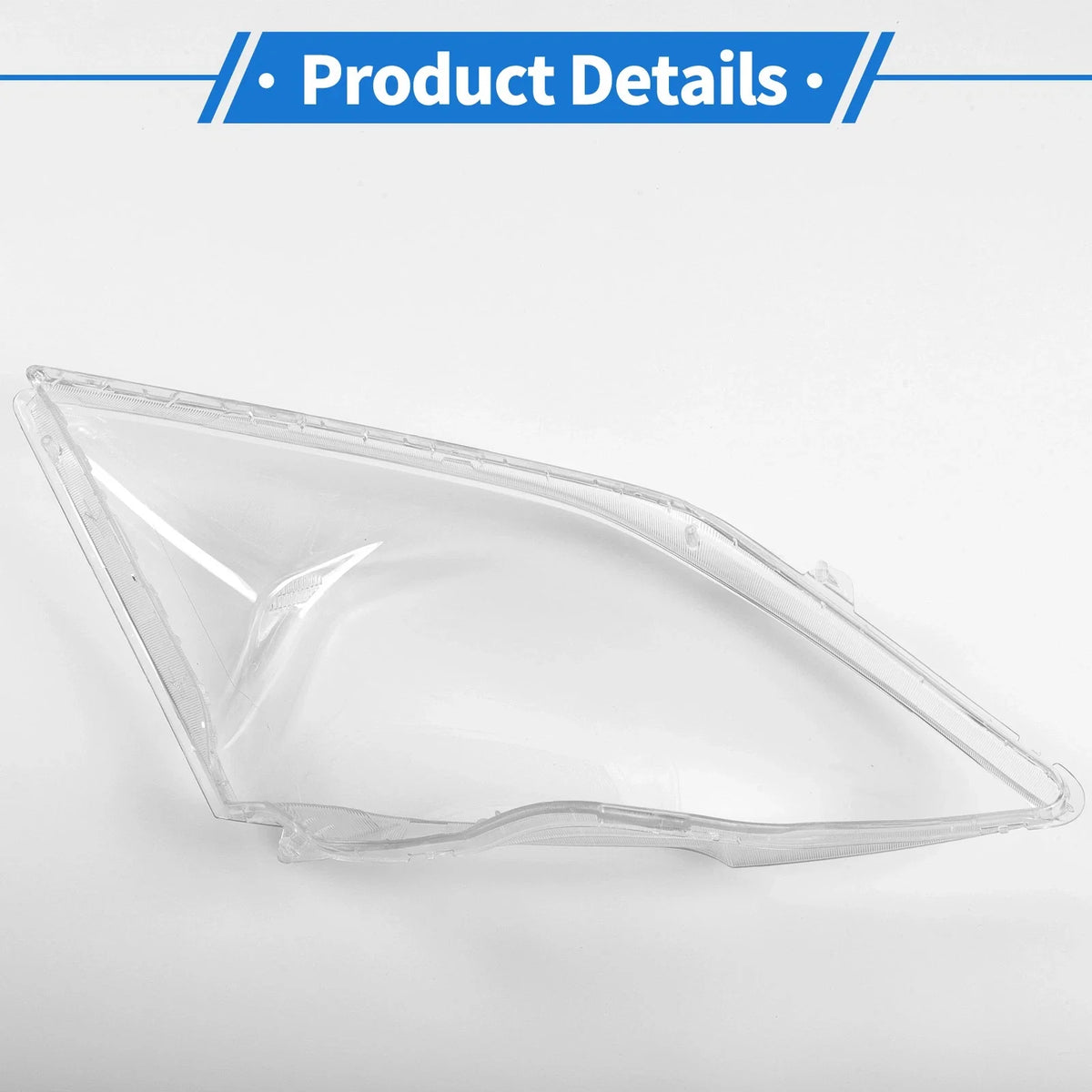 1 Pcs Headlight Lens Cover for Honda CR-V (2007–2011) PC Clear