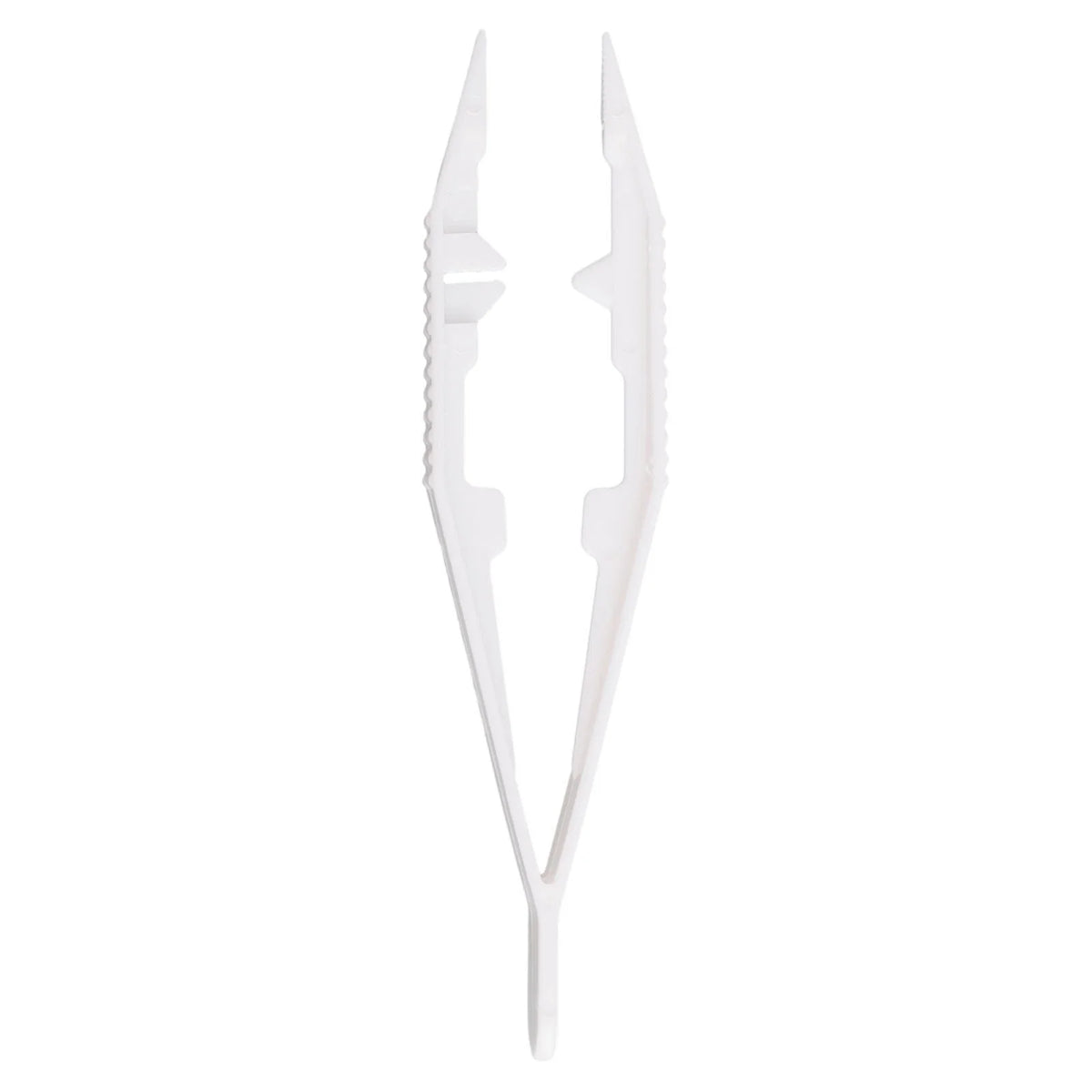 Set of 4 Plastic Clip Tweezers for Crafts and Bead Collections