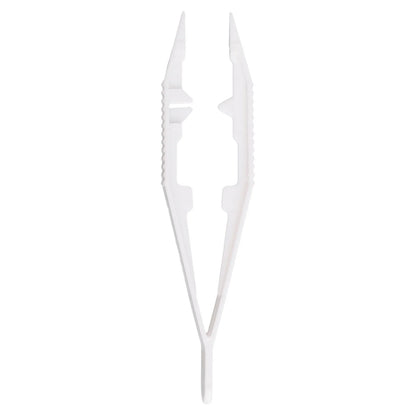 Set of 4 Plastic Clip Tweezers for Crafts and Bead Collections