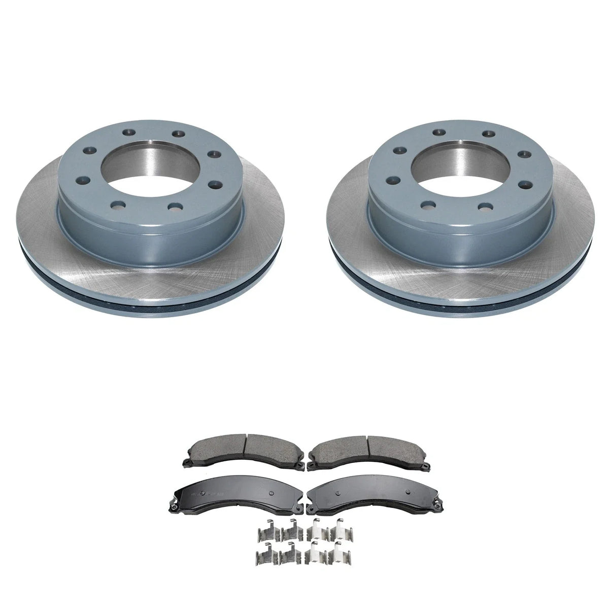 DuraGo Rear Rotors & Akebono ProACT Ceramic Brake Pads Kit for Express 3500 (2003–2023)