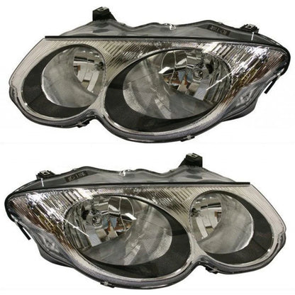 Headlight Assembly Pair for Chrysler 300M (1999–2004) PLX-M0-USA-20-5806-00-CL360A70, CH2502126, CH2503126