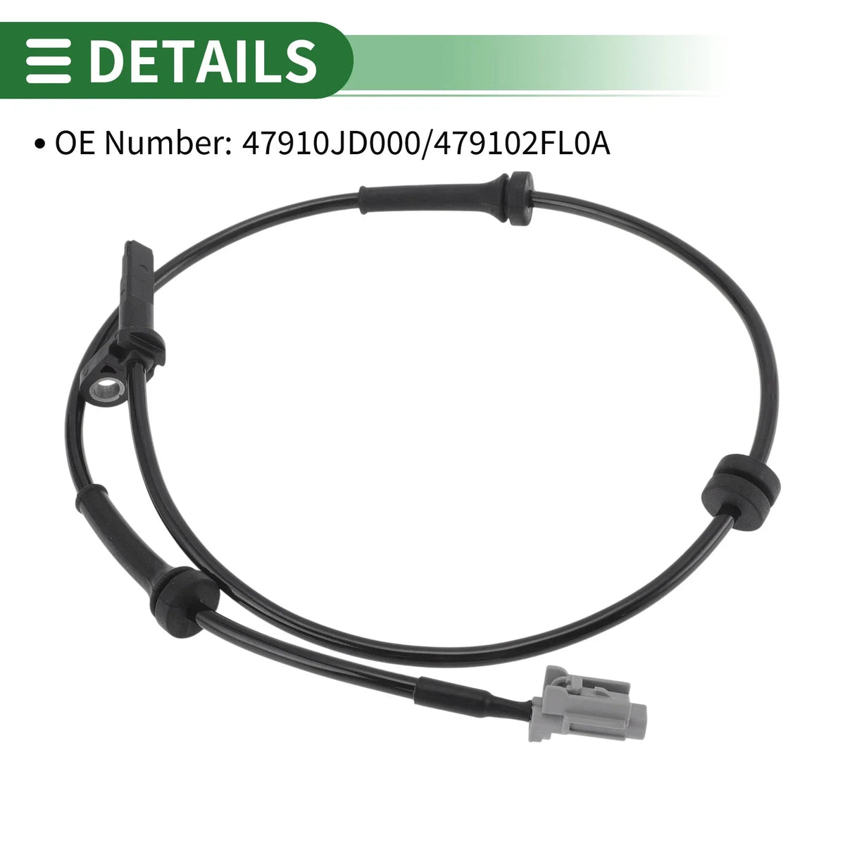 ABS Wheel Speed Sensor No. 47910JD000 for Nissan Qashqai (2007–2014)