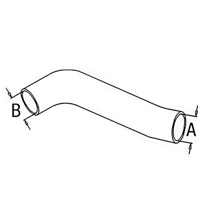 Upper Radiator Hose for John Deere 310 410B 515 610 710 710D 300 315 415