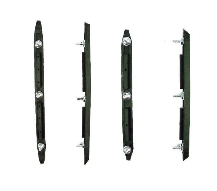 Bumper Guard Insert Pads Front Rear Replacement for Chevy Chevelle (1971–1972)
