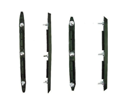Bumper Guard Insert Pads Front Rear Replacement for Chevy Chevelle (1971–1972)