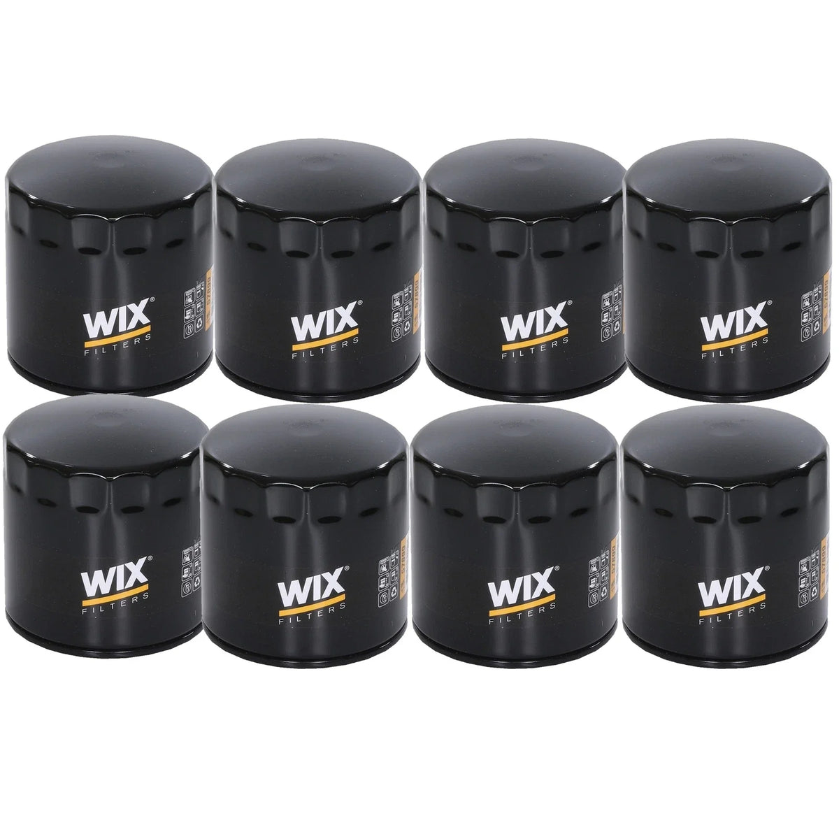 Set of 8 Wix Engine Motor Oil Filters (Spin-On) for Chrysler Dodge Jeep Ram