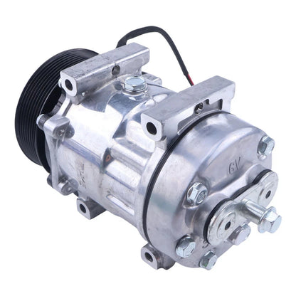 12V A/C Compressor for JCB Skid Steer Loader 225 260 280 300T (332-X9269, SD7H13332)
