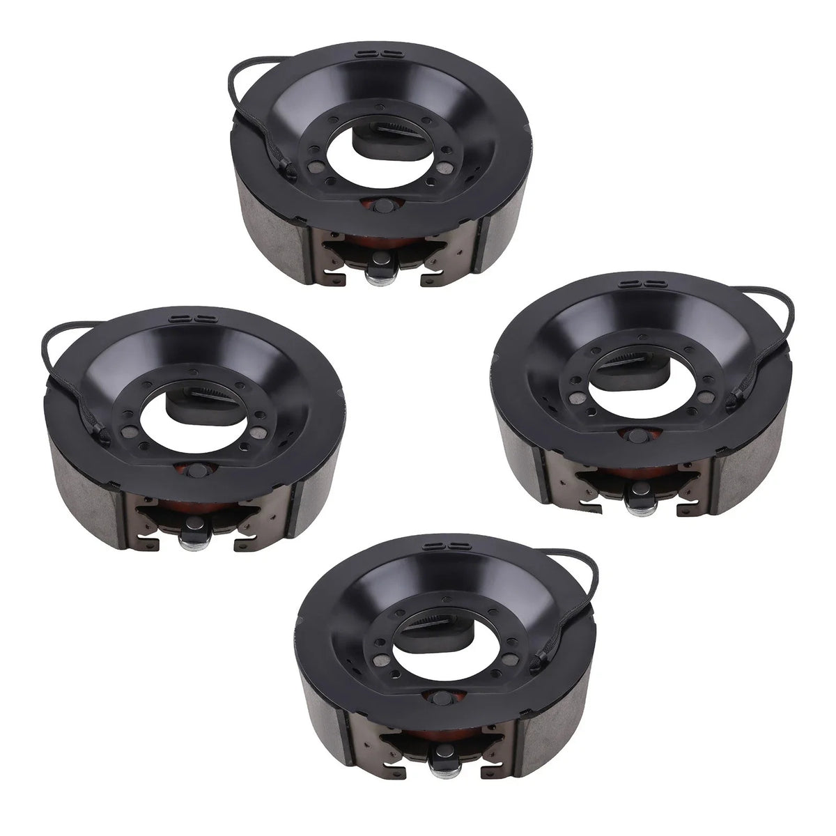 Set of 4 Electric Trailer Backing Plate Brake for Trailer Axle