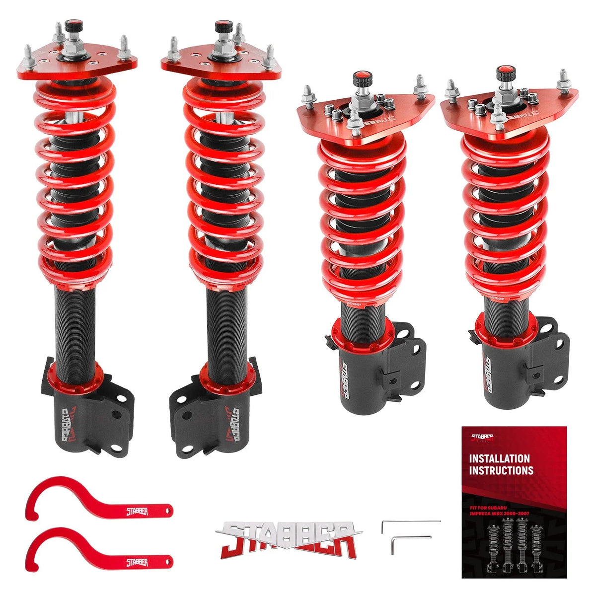 Coilover Lowering Kit for Subaru Impreza WRX (2002–2007), Forester (2003–2008)