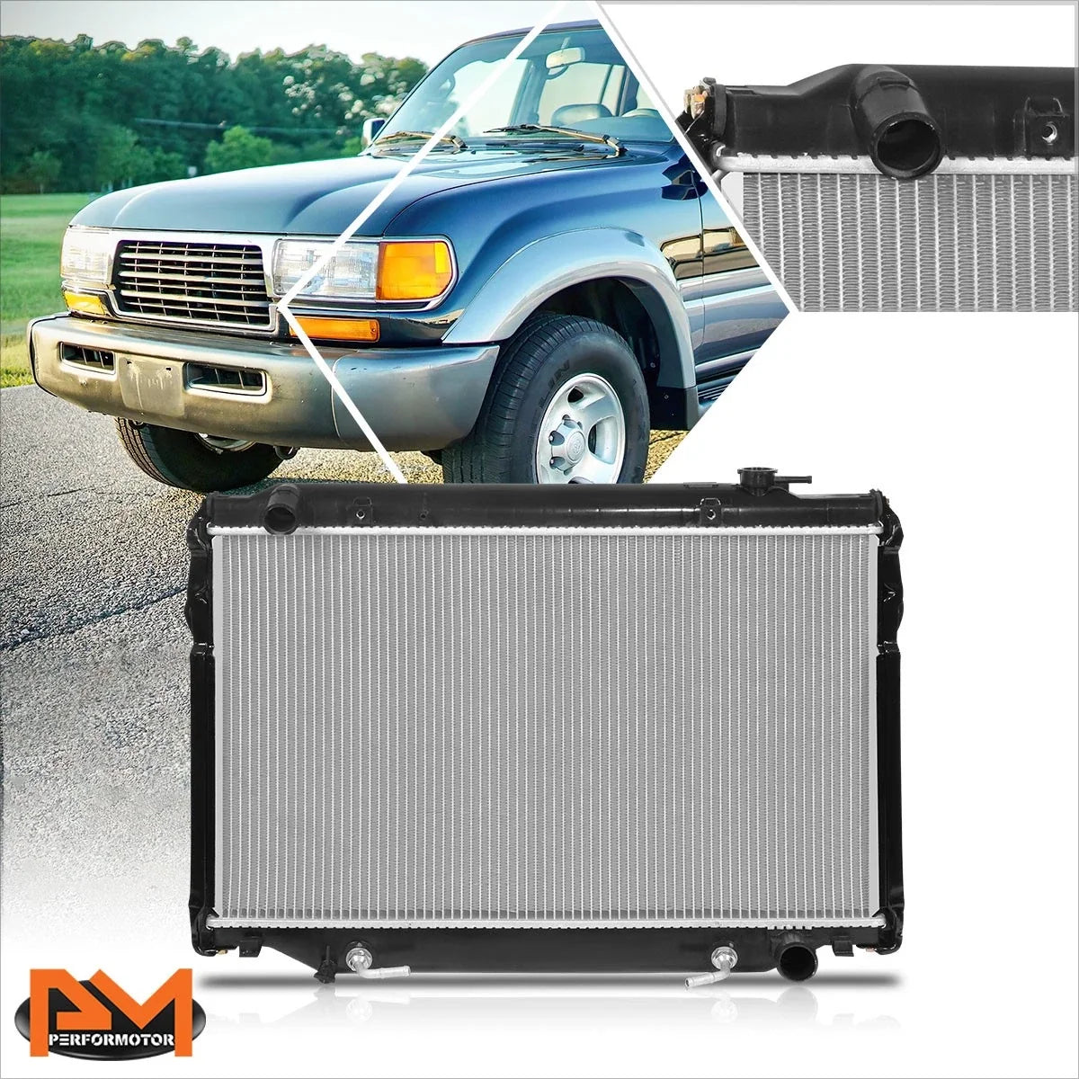 Aluminum Core Radiator for Toyota Land Cruiser/LX450 (1993–1997) DPI-1918