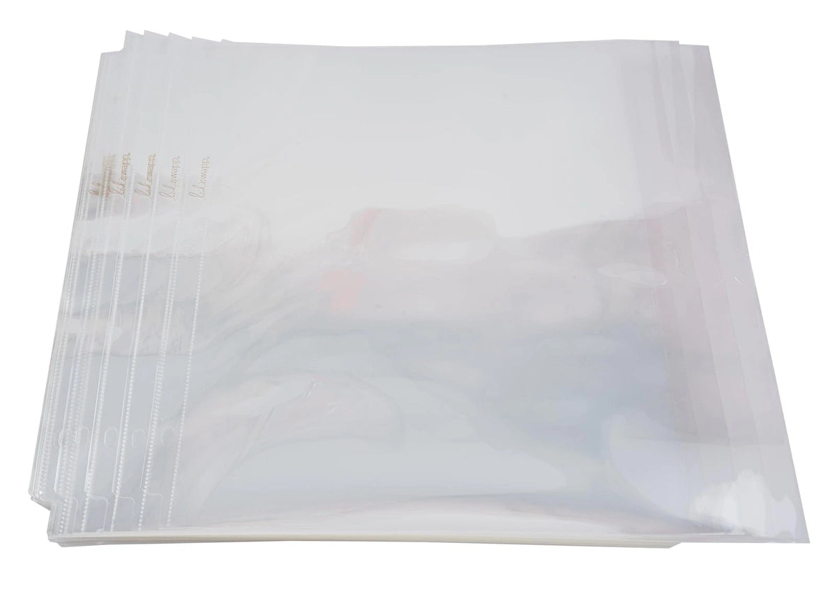 Set of 100 Non-Glare Page Protector Sleeves for Scrapbooking