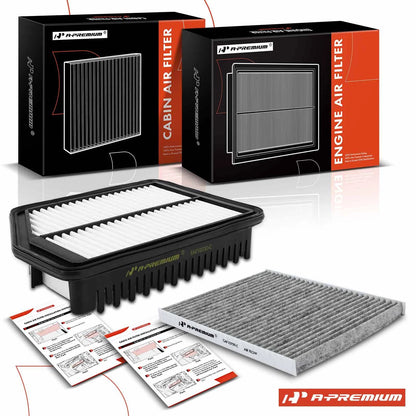 Set of 2 Engine and Cabin Air Filters for Hyundai Tucson Kia (A5187, CAF1820P)