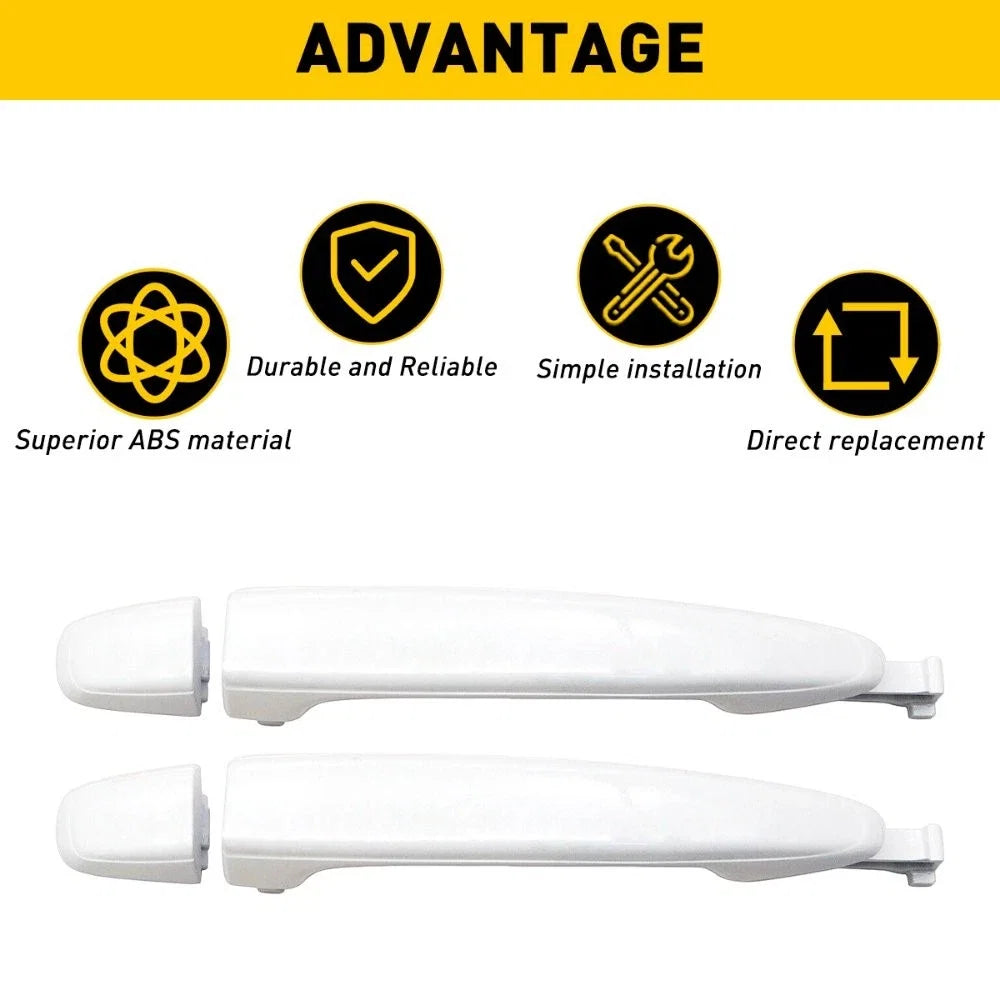 2 Pcs Rear Sliding Door Handle for Toyota Sienna (2004–2010) 6921308020