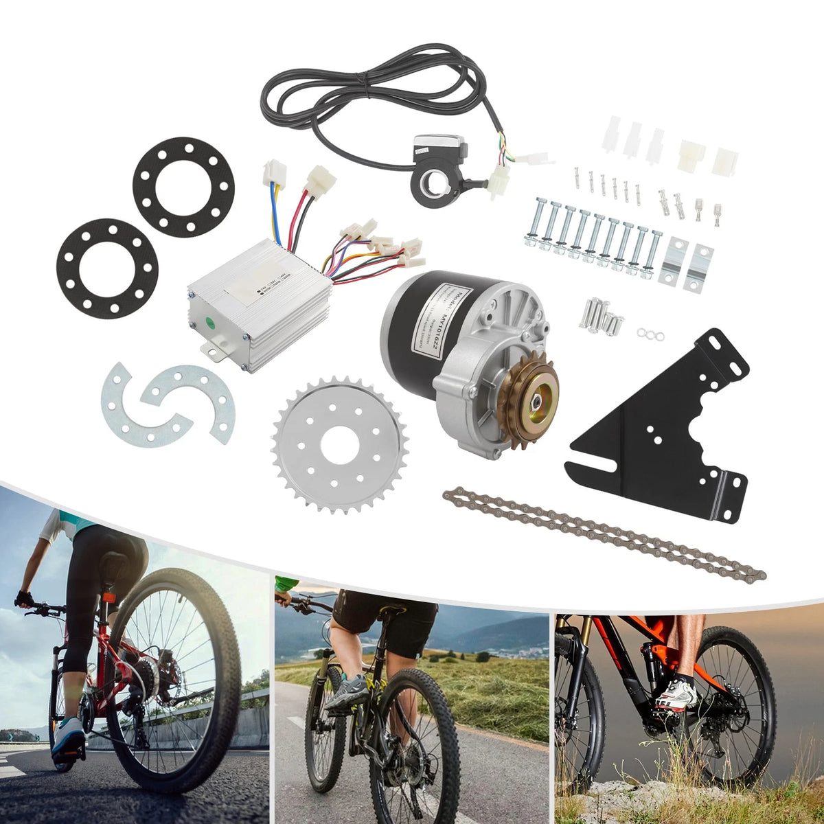 24V 350W Electric Bicycle Conversion Kit for E-Bike (No Specific Years)
