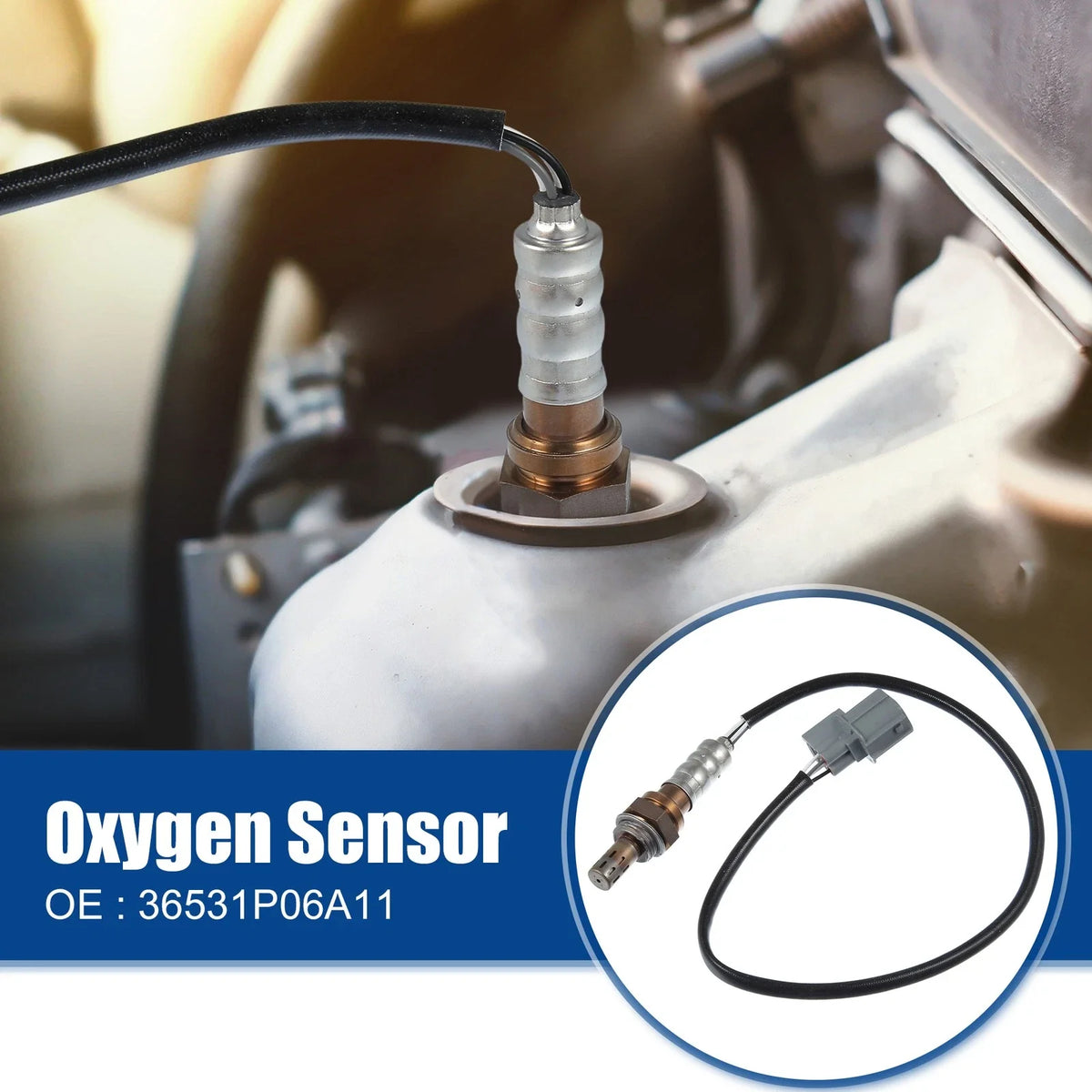 Front Oxygen Sensor for Honda Civic del Sol Si 1.6L L4 (1993–1997)
