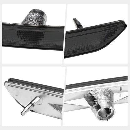 Front Bumper Smoked Housing Side Marker Light Signal Lamp for Ford Mustang (2010–2014)