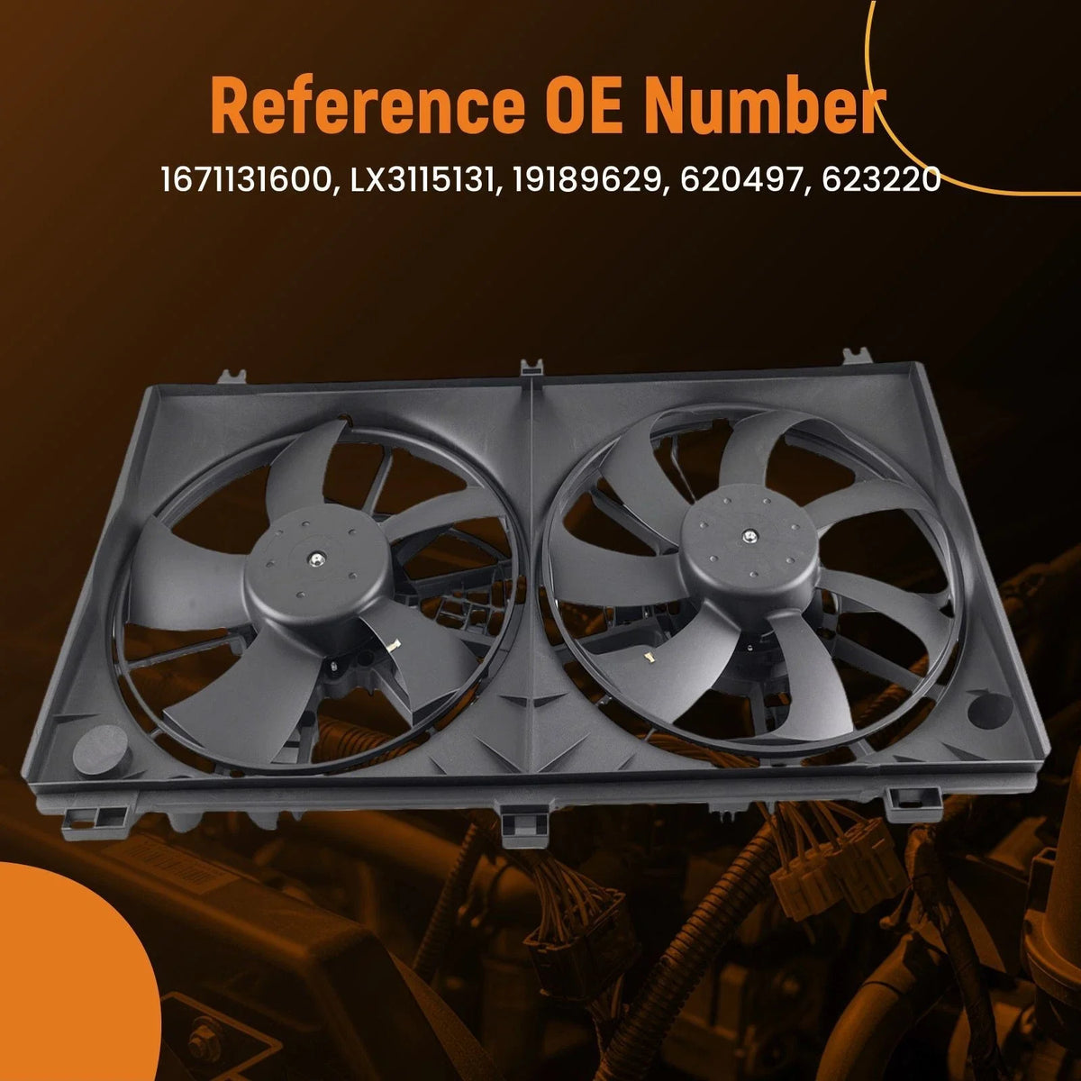 Electric Radiator Cooling Fan for Lexus IS250 (2014–2015) LX3115131 19189629
