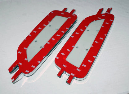 Set of 2 Chrome ABS Stick On Side Air Vents for GMC Yukon Tahoe (EAV043)