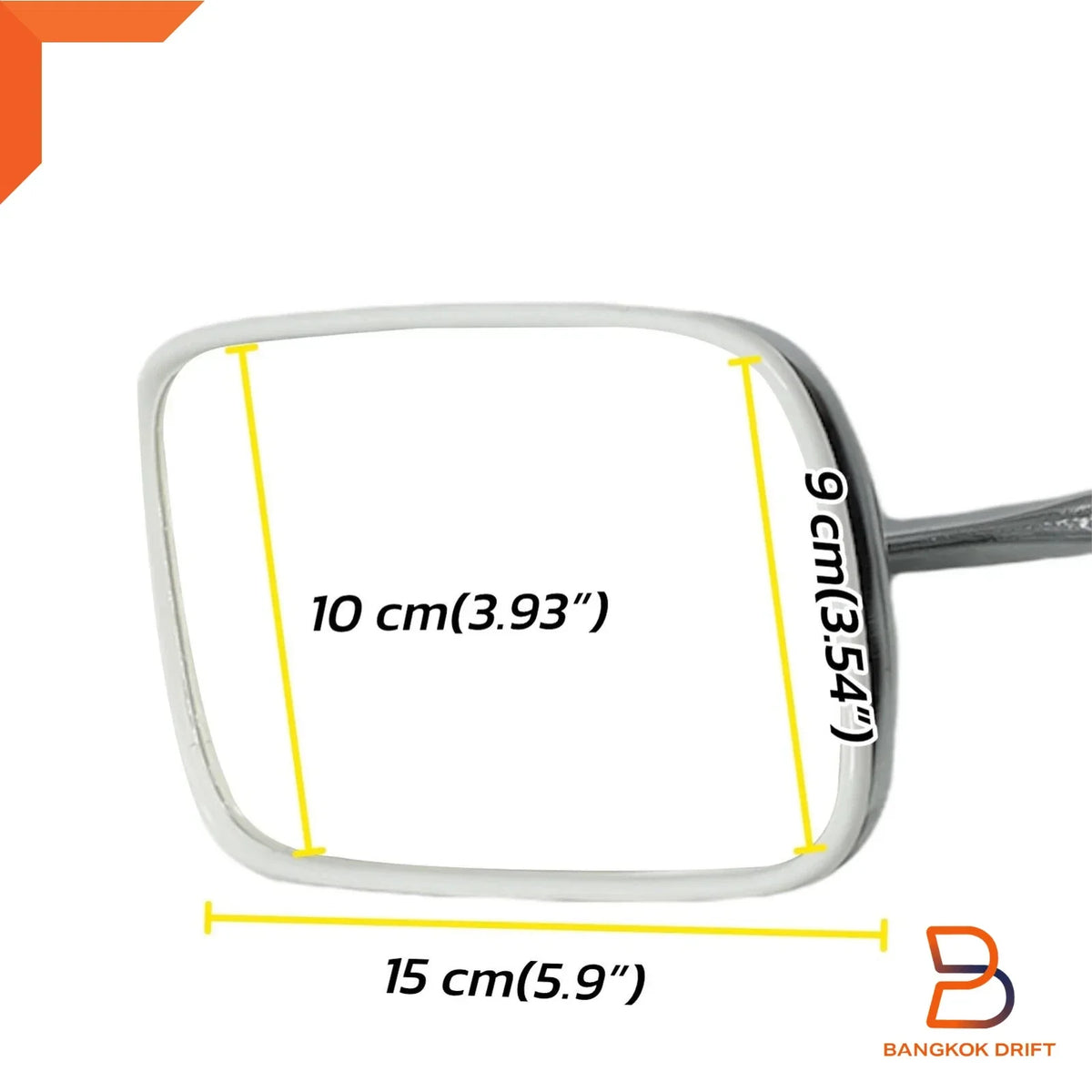 Chrome Fender Door Wing Side Mirrors  for Peugeot 504 (1968-1983)