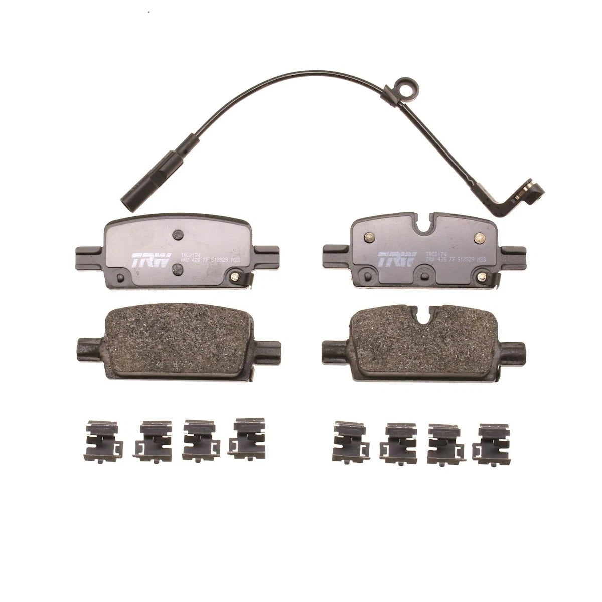 2X Brake Pad Set Rear for Chevy Tahoe (2019–2022) TRC2174 JSTPSSCP2174