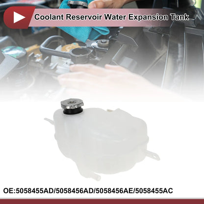 Coolant Expansion Overflow Tank with Cap No. 5058455AD for Dodge Journey (2009–2020)