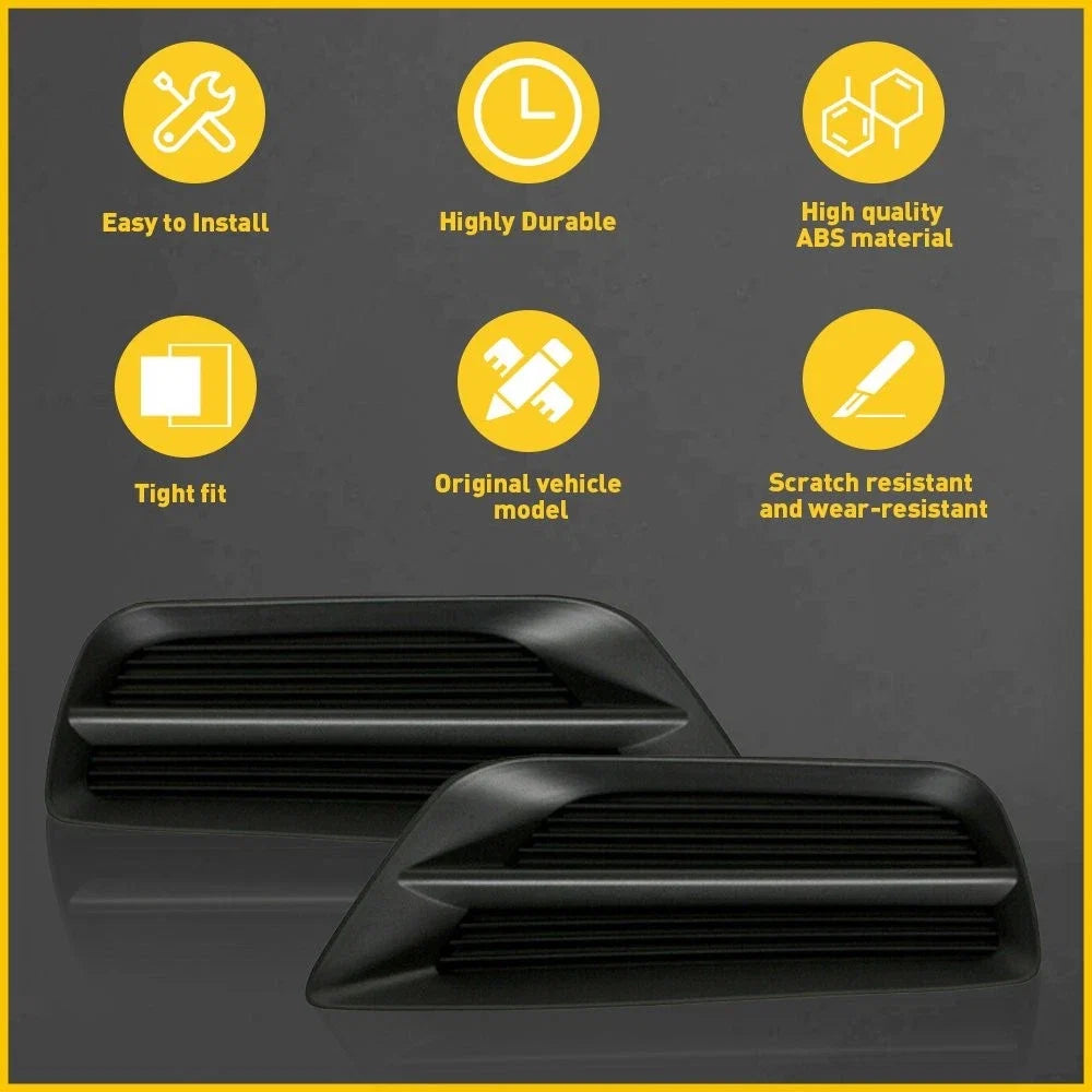 Set of 2 Fog Lamp Covers for Accord Sedan (2013–2015) 71102T2AA00 Black Right & Left