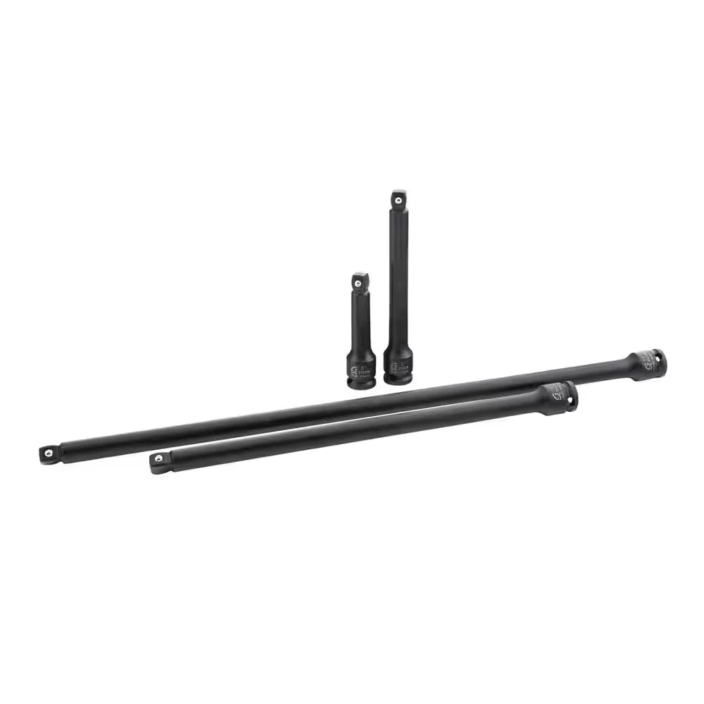 Set of 4 Wobble Drive Extension Impact Sockets for Automotive
