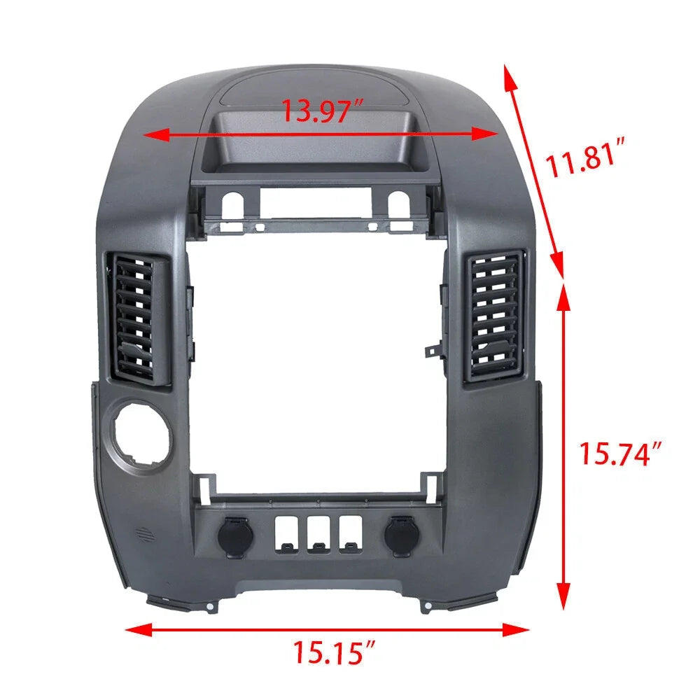 Dash Radio Bezel for Nissan Titan Armada (2004–2006) ABS